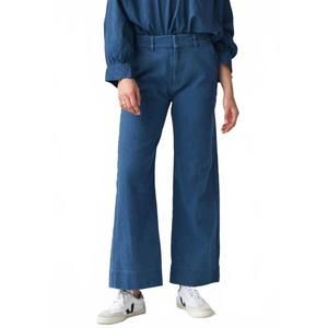 NEW M.PATMOS riverside pant in handwoven indigo denim